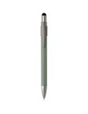 Stylo bille recyclé RCS avec stylet et toupie antistress (encre…