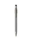 Stylo bille recyclé RCS avec stylet et toupie antistress (encre…