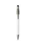 Stylo bille recyclé RCS avec stylet et toupie antistress (encre…