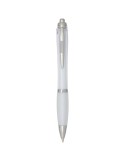 Stylo bille en plastique recyclé RCS avec corps et grip colorés…