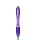 Stylo bille en plastique recyclé RCS avec corps et grip colorés…