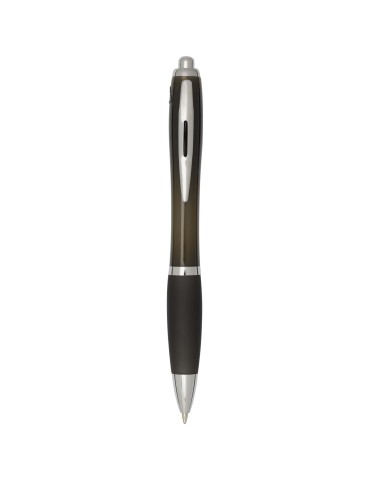 Stylo bille en plastique recyclé RCS avec corps et grip colorés… 2