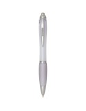 Stylo bille en plastique recyclé RCS avec corps et grip colorés…