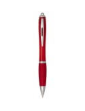 Stylo bille en plastique recyclé RCS avec corps et grip colorés…