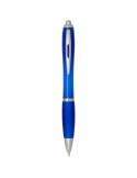 Stylo bille en plastique recyclé RCS avec corps et grip colorés…