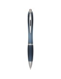 Stylo bille en plastique recyclé RCS avec corps et grip colorés…