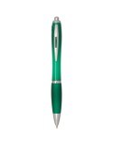 Stylo bille en plastique recyclé RCS avec corps et grip colorés…