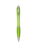 Stylo bille en plastique recyclé RCS avec corps et grip colorés…