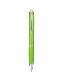 Stylo bille avec corps et grip colorés Nash (encre bleue)