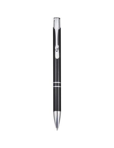 Stylo bille rétractable en aluminium Moneta (encre bleue)