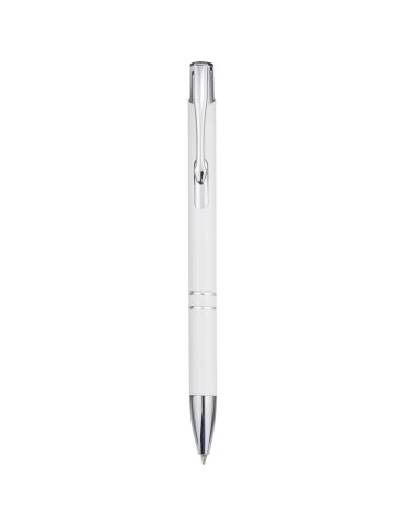 Stylo bille rétractable en aluminium Moneta (encre bleue)