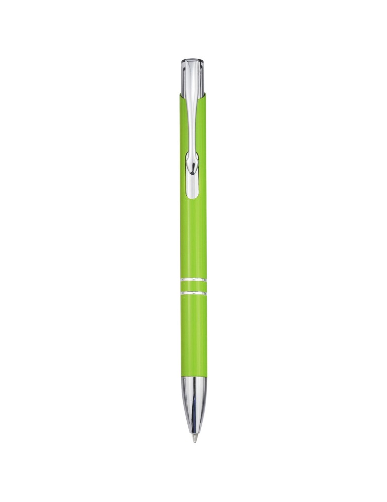 Stylo bille rétractable en aluminium Moneta (encre bleue)