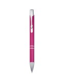 Stylo bille rétractable en aluminium Moneta (encre bleue)
