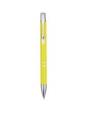 Stylo bille rétractable en aluminium Moneta (encre bleue)