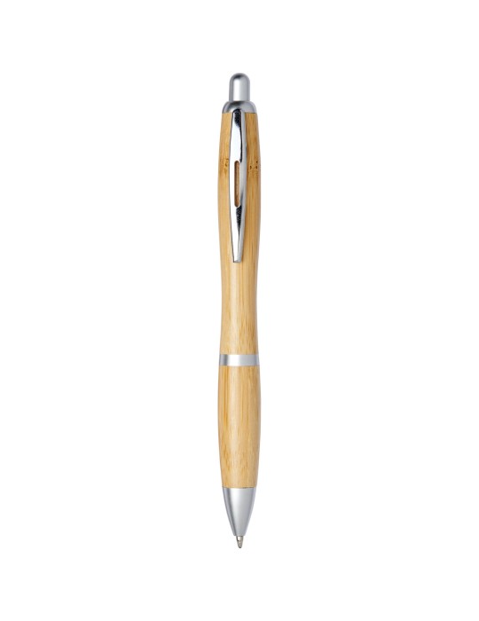 Stylo bille en bambou Nash (encre bleue)