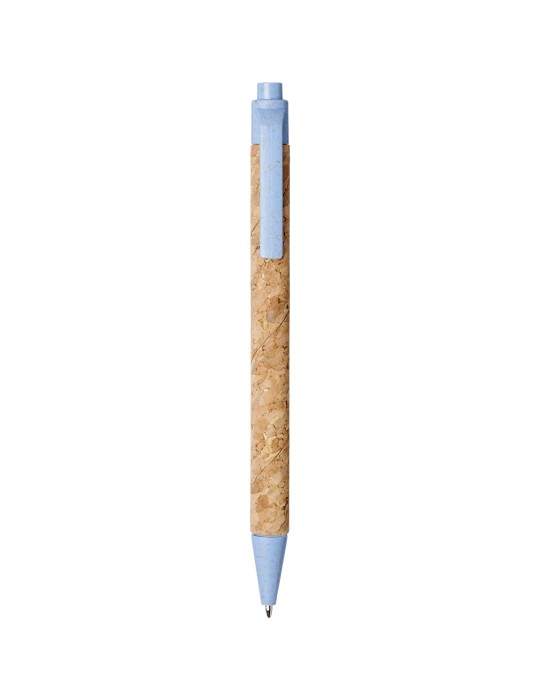 Stylo bille Midar en liège et paille de blé (encre noire)
