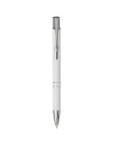 Stylo bille rétractable doux au toucher Moneta (encre noire)