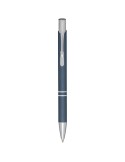 Stylo bille rétractable doux au toucher Moneta (encre noire)