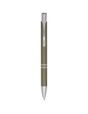 Stylo bille rétractable doux au toucher Moneta (encre noire)
