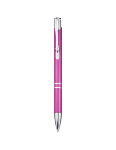 Stylo bille en aluminium recyclé Moneta (encre noire)