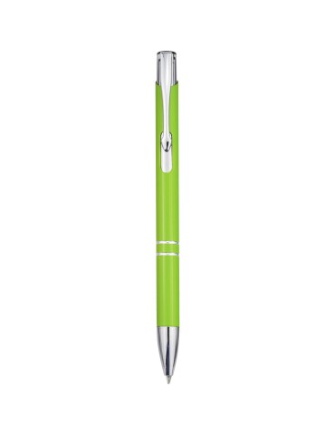 Stylo bille en aluminium recyclé Moneta (encre noire)
