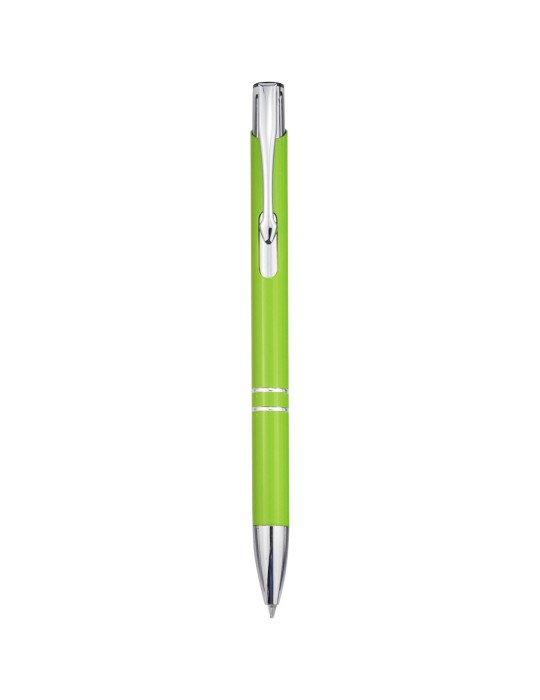 Stylo bille en aluminium recyclé Moneta (encre noire)