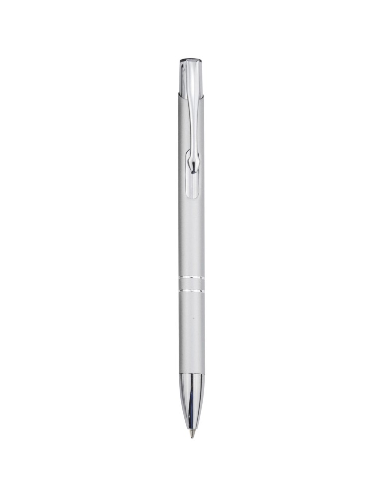 Stylo bille en aluminium recyclé Moneta (encre noire)