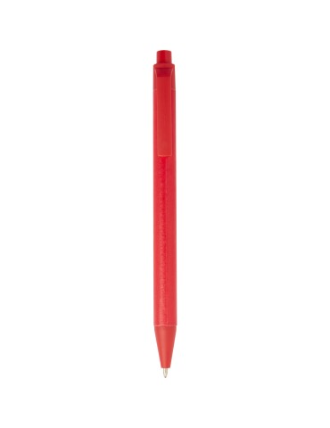 Stylo bille Chartik monochromatique en papier recyclé avec finition… 2