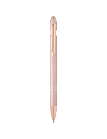 Stylo bille Nanna avec finition or rose (encre bleue)