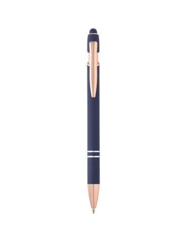 Stylo bille Nanna avec finition or rose (encre bleue)