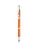 Stylo bille en aluminium recyclé Moneta (encre bleue)