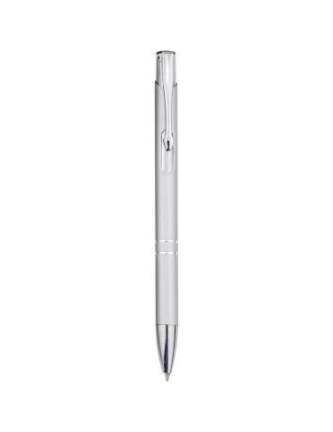 Stylo bille en aluminium recyclé Moneta (encre bleue)