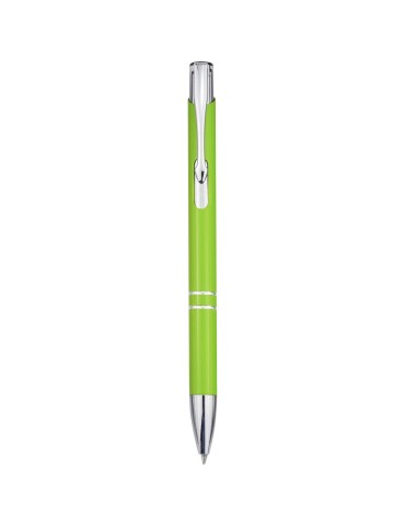 Stylo bille en aluminium recyclé Moneta (encre bleue)