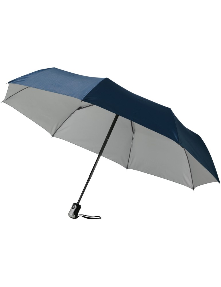 Parapluie 21.5" 3 sections ouverture fermeture automatique Alex