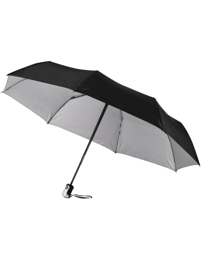 Parapluie 21.5" 3 sections ouverture fermeture automatique Alex