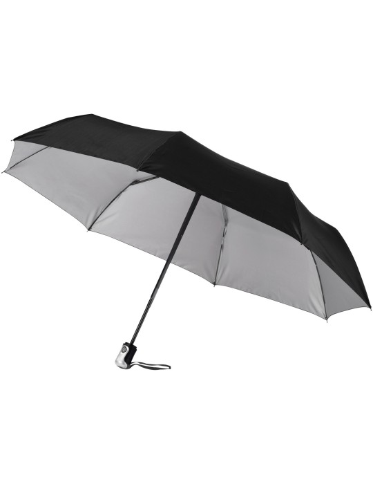Parapluie 21.5" 3 sections ouverture fermeture automatique Alex