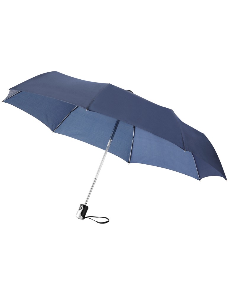 Parapluie 21.5" 3 sections ouverture fermeture automatique Alex