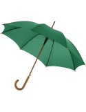 Parapluie 23" à ouverture automatique, poignée et mât en bois