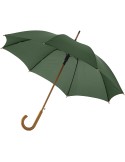 Parapluie 23" à ouverture automatique, poignée et mât en bois