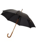 Parapluie 23" à ouverture automatique, poignée et mât en bois