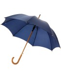 Parapluie 23" à ouverture automatique, poignée et mât en bois