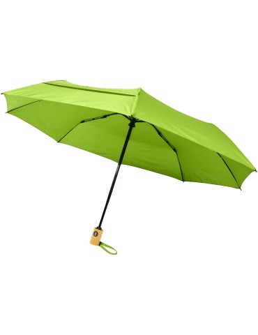 Parapluie en RPET pliable 21" à ouverture/fermeture automatique Bo