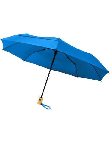 Parapluie en RPET pliable 21" à ouverture/fermeture automatique Bo