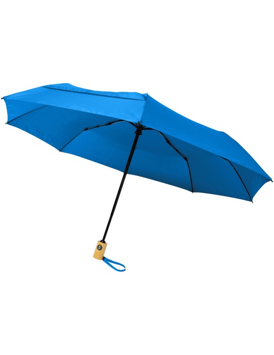 Parapluie en RPET pliable 21" à ouverture/fermeture automatique Bo
