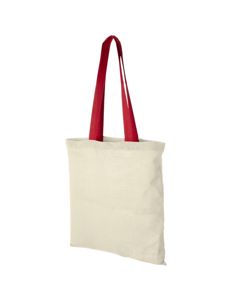 Sac coton Nevada 100 gr/m² avec poignées de couleur 7L