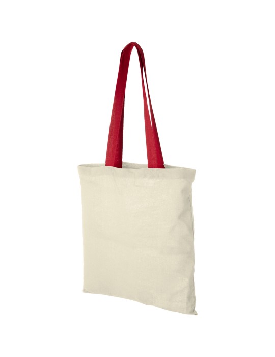 Sac coton Nevada 100 gr/m² avec poignées de couleur 7L