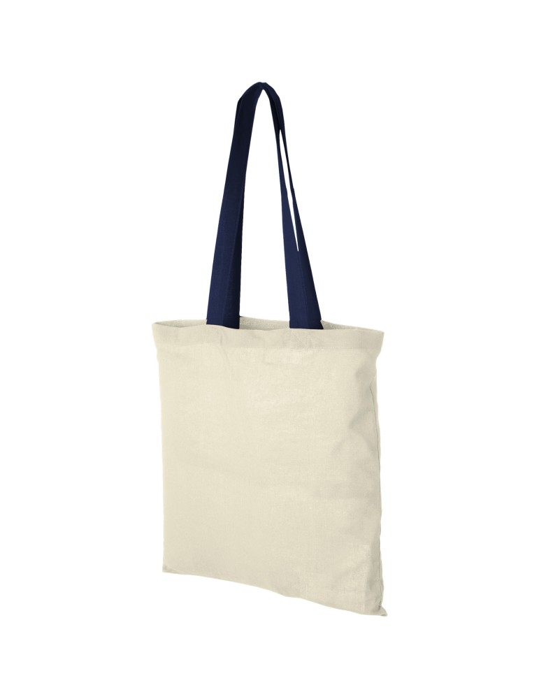 Sac coton Nevada 100 gr/m² avec poignées de couleur 7L