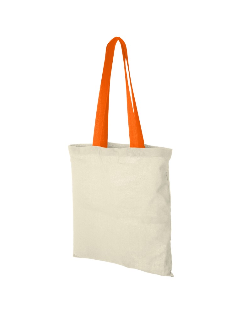 Sac coton Nevada 100 gr/m² avec poignées de couleur 7L