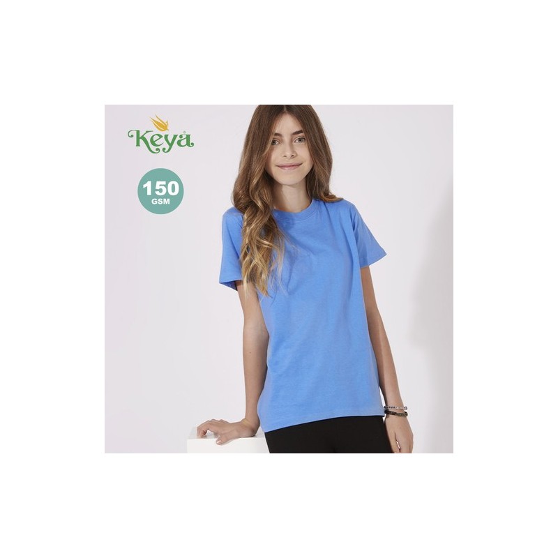 T-Shirt Enfant Couleur Personnalisé YC150 "keya" Matières : coton Taille textile : M Couleurs : bleu marine foncé objet publicit