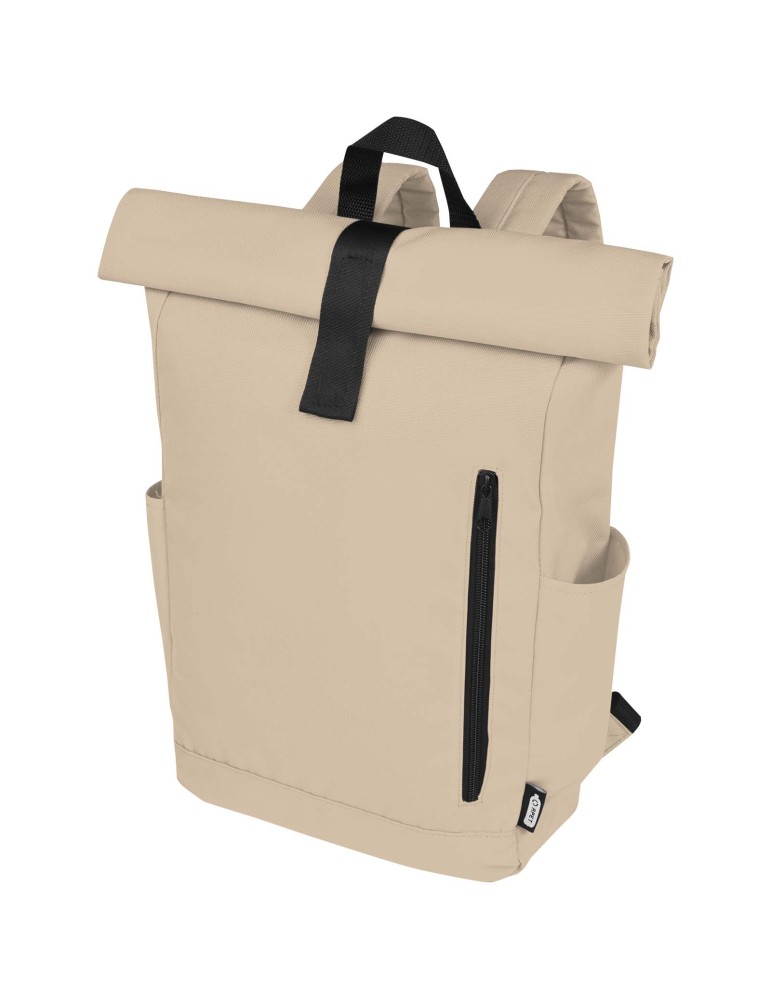 Sac à dos Byron de 18 L en RPET GRS 15,6" avec dessus enroulable